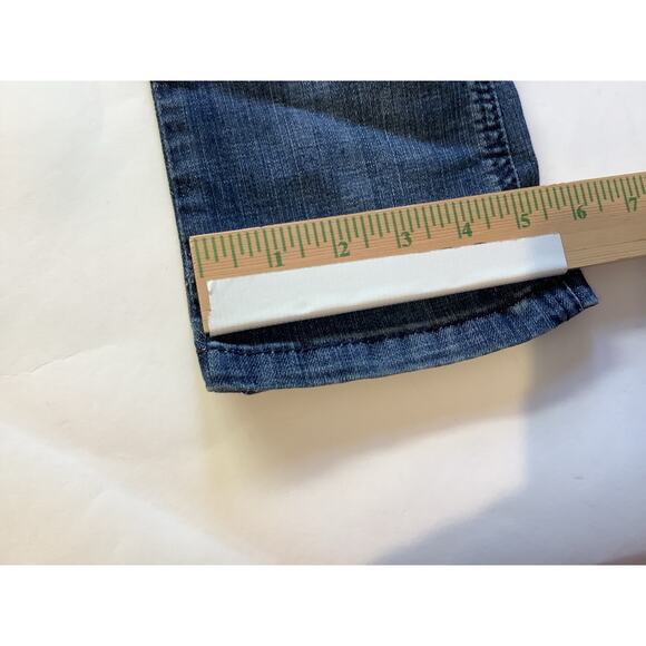 H & G Women's Size 7 Rhinestone Embellished Blue Jeans - Style 11778 - NWT 682 - Picture 10 of 13